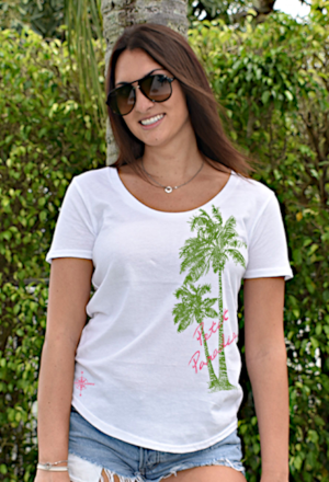 Women's Loose-Fit V-Neck Tees